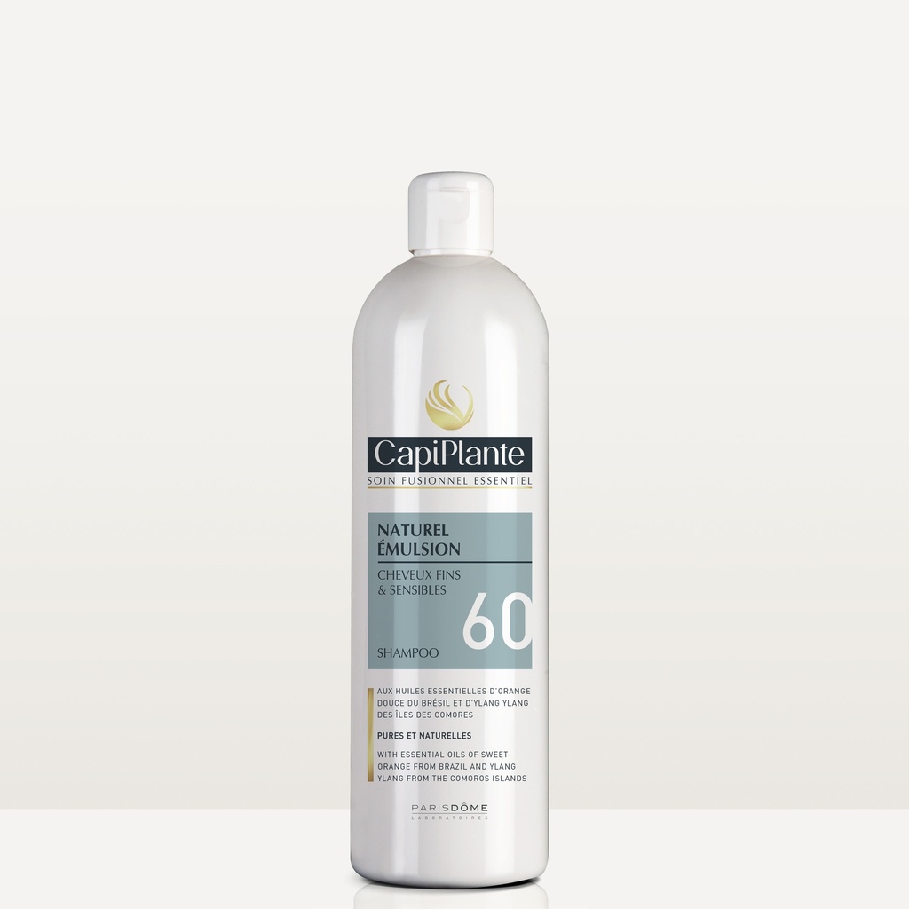 [4CP00034] CAPIPLANTE NATUREL EMULSION CHEVEUX FINS N°60 500 ML  PCB12