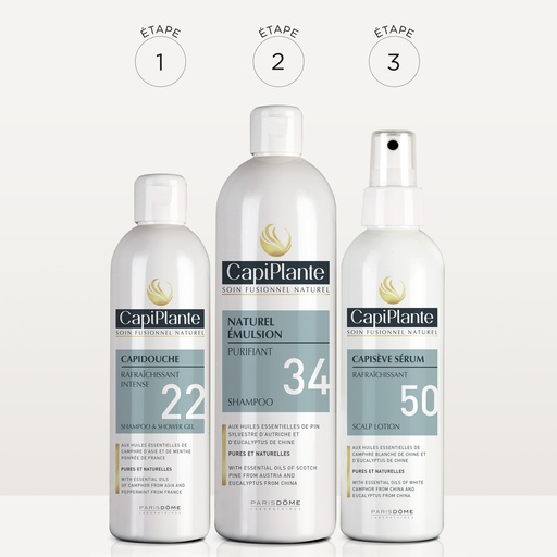 [4CP120AA] Routine cheveux gras